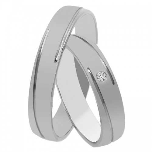 Crupio Silver stříbrné svatební prsteny