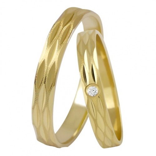 Lazzaro Gold jemné prsteny z žlutého zlata