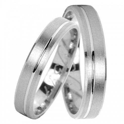 Farfarel White pěkné snubní prsteny z bílého zlata
