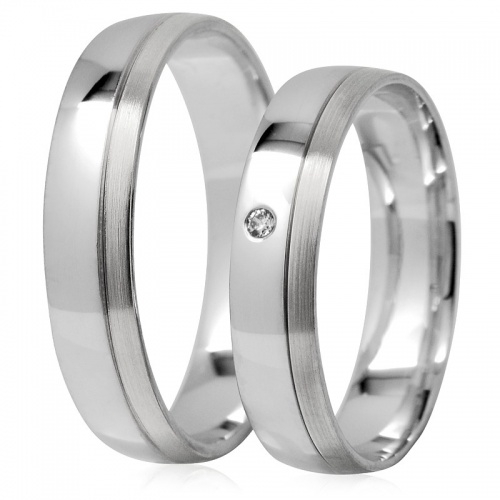 Sibilla Silver  stříbrné svatební prsteny