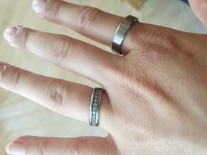 Katarina Titan snubní prsteny z titanu