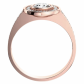 Arabela R Briliant zásnubní prsten z růžového zlata