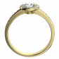 Eva Gold Briliant zlatý prsten zdobený kamínky