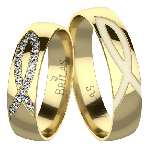 Alfa Gold-snubní prsteny ze žlutého zlata