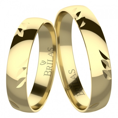 Imelda Gold-snubní prsteny bez kamene
