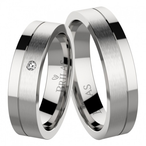 Finlandia Steel-ocelové snubní prsteny