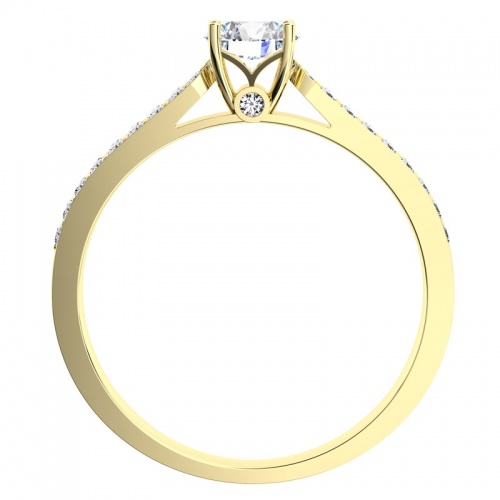 Afrodita Gold - prsten ze žlutého zlata