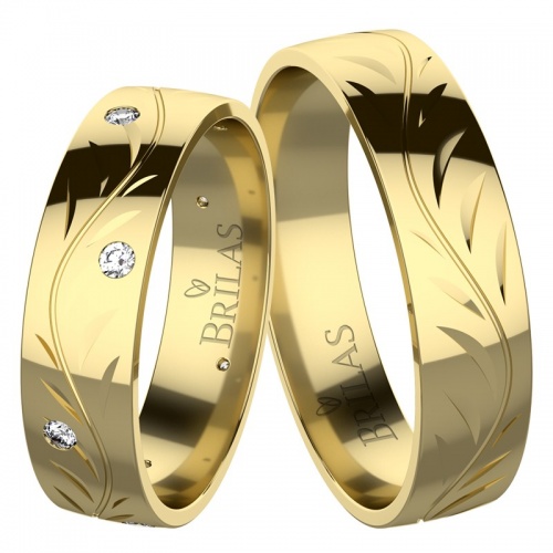 Regana Gold-snubní prsteny ze žlutého zlata