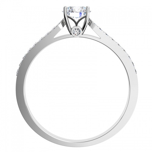 Afrodita W Briliant - prsten z bílého zlata 
