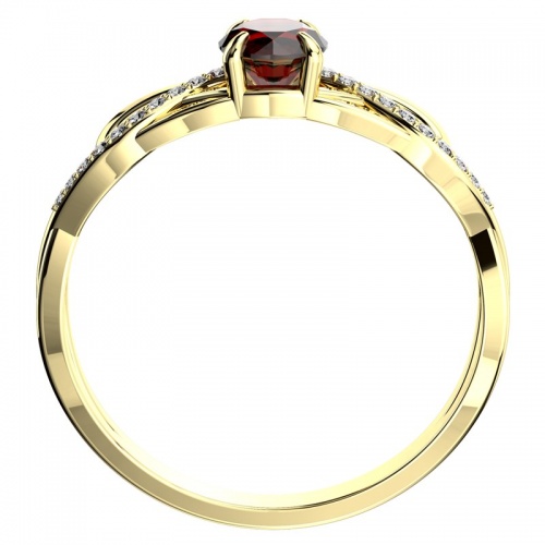 Kelt Gold - půvabný prsten ze žlutého zlata