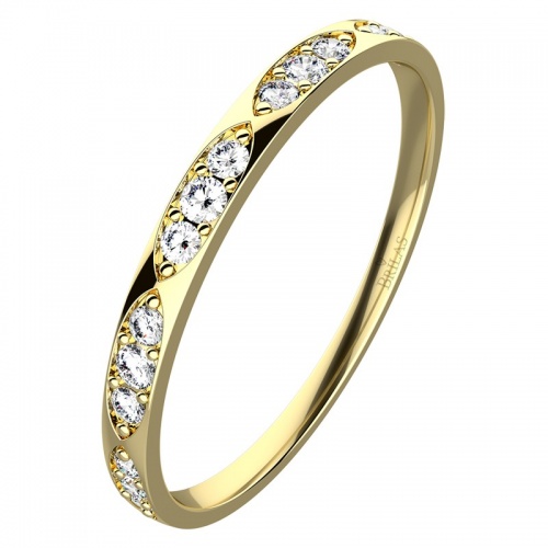 Kasia II. G Briliant - prsten ze žlutého zlata 