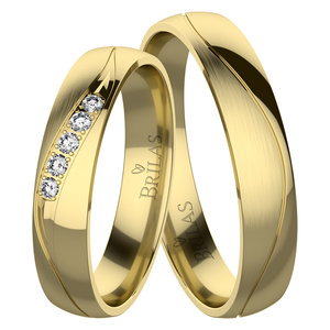 Jitra Gold-snubní prsteny ze žlutého zlata