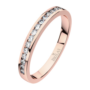 Sofie Red - prsten z růžového zlata