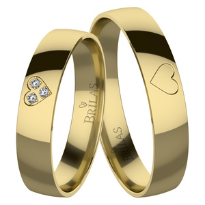 Alva Gold-snubní prsteny ze žlutého zlata