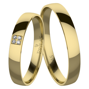 Irena Gold-snubní prsteny ze žlutého zlata