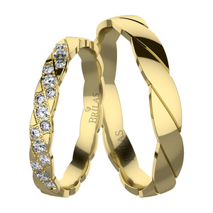 Giny Gold-snubní prsteny ze žlutého zlata