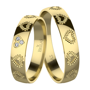 Label Gold - snubní prsteny ze žlutého zlata