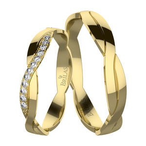 Evita Gold - snubní prsteny ze žlutého zlata