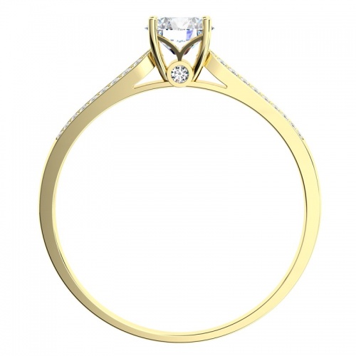 Harmonia G Briliant - zásnubní prsten ze žlutého zlata s brilianty