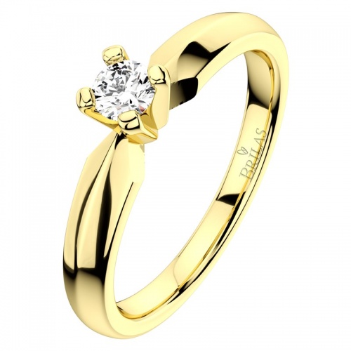 Darja Gold - zásnubní prsten se zirkonem 