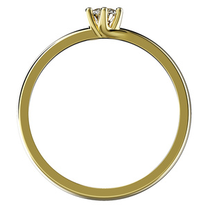 Demi Gold  - zásnubní prsten ze žlutého zlata