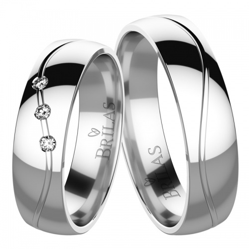 Samantha Silver snubní prsteny ze stříbra