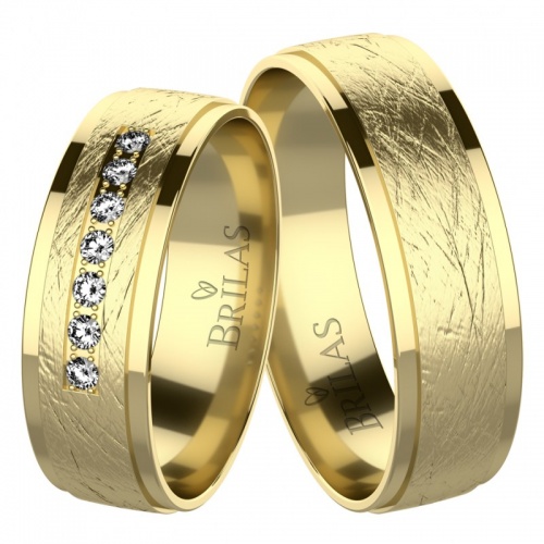 Modesto Gold snubní prsteny ze žlutého zlata