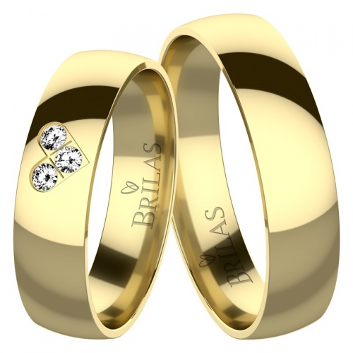 Magnus Gold snubní prsteny ze žlutého zlata