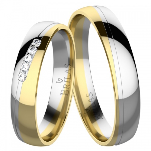 Evelyn Colour GW Briliant snubní prsteny s brilianty