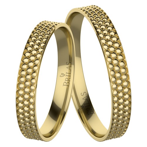 Dobřenka Gold snubní prsteny ze žlutého zlata