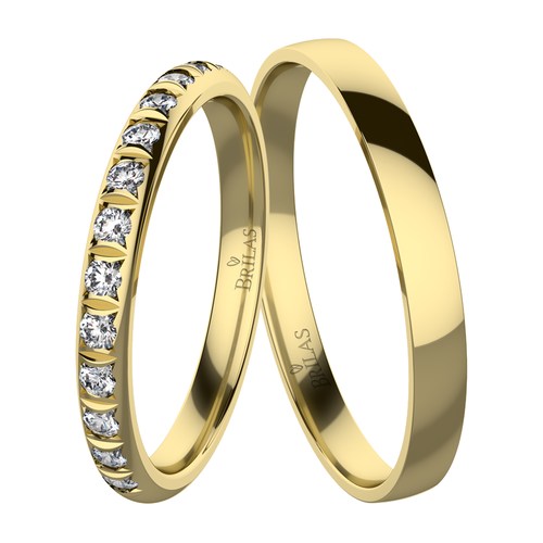 Kronos Gold snubní prsteny ze žlutého zlata