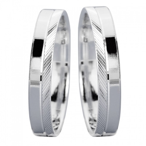 Apache White snubní prsteny v moderním designu