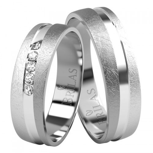 Bettino Silver stříbrné snubní prsteny